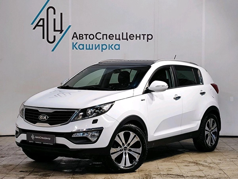 Автомобиль Kia Sportage III поколение 2.0 AT 4WD (150 л.с.) Prestige Белый 2013 с пробегом 154 083 км