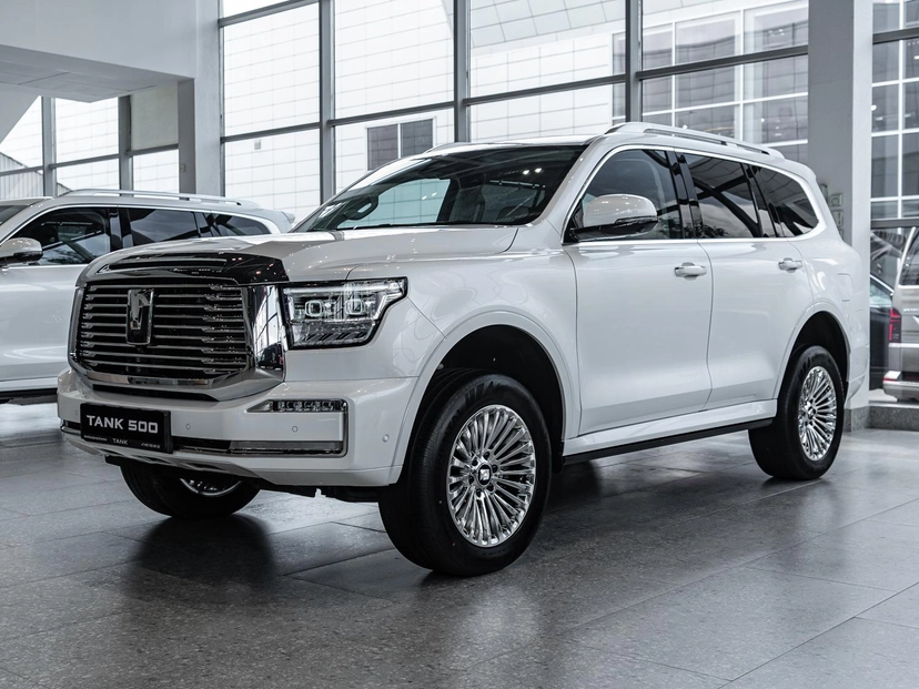 Автомобиль TANK 500 I поколение 2.0hyb AT 4WD (299 л.с.) Premium Белый 2025 новый