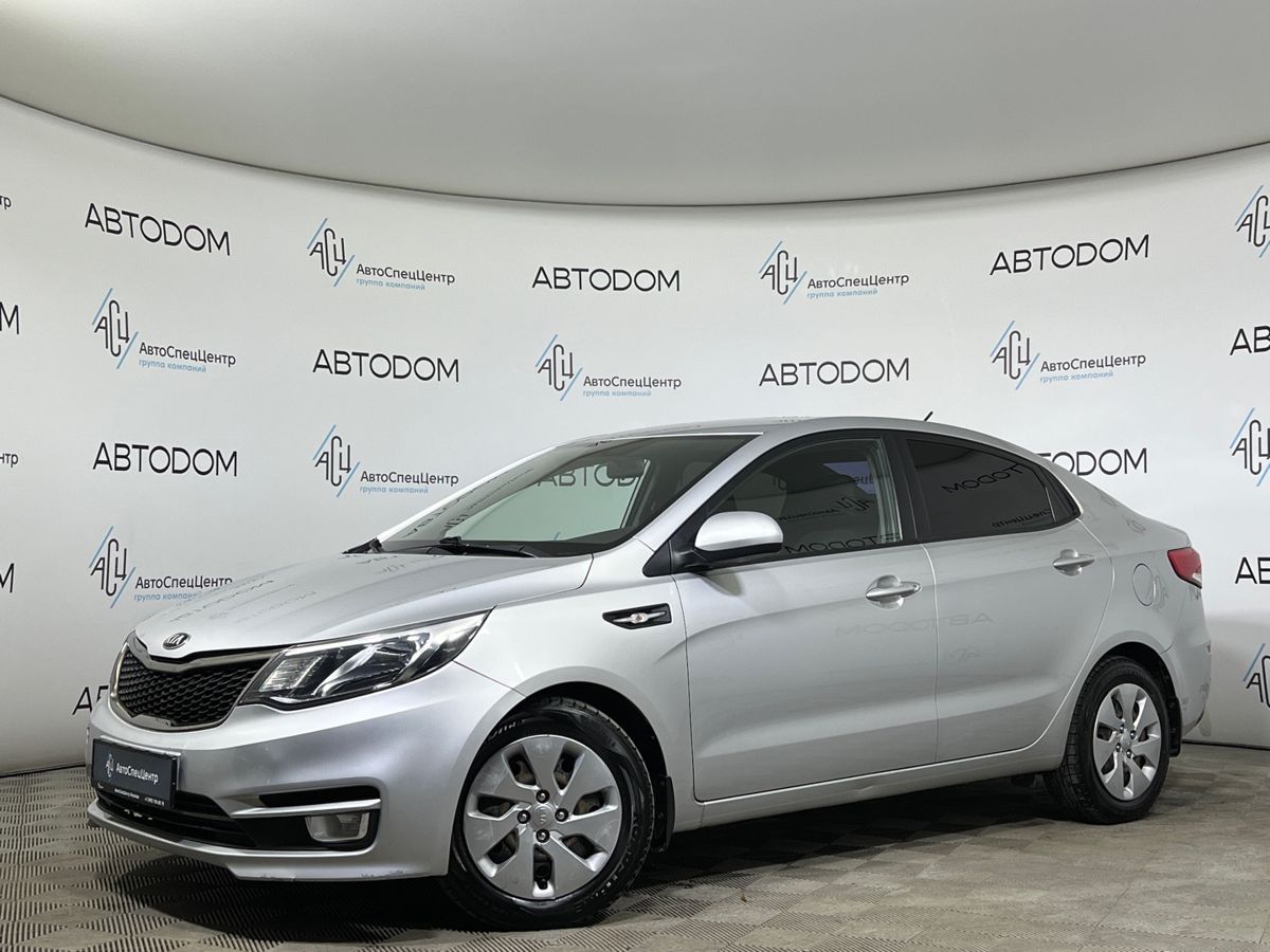 Kia Rio III [рестайлинг] 1.6 AT (123 л.с.) Luxe Серебристый 2017 с пробегом 77 336 км