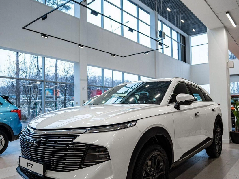 Автомобиль Haval F7 II поколение 2.0 AMT 4WD (192 л.с.) Elite Белый 2025 новый