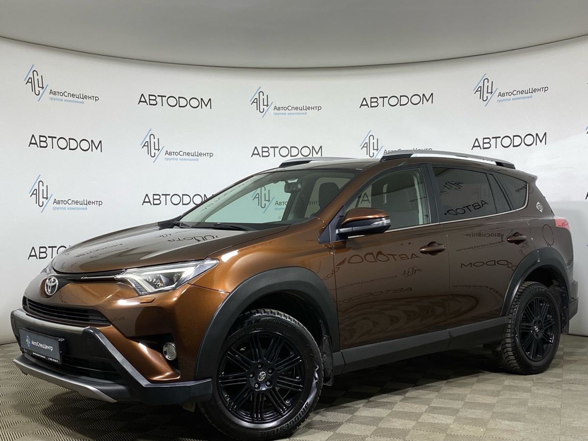 Автомобиль Toyota RAV4 IV (XA40) [рестайлинг] 2.0 CVT 4WD (146 л.с.) Adventure Коричневый 2018 с пробегом 109 522 км