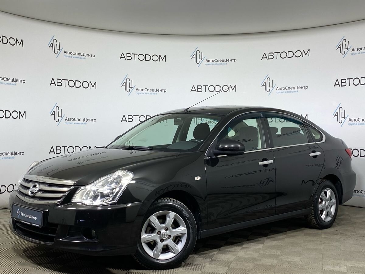 Автомобиль Nissan Almera III поколение (G15) 1.6 MT (102 л.с.) Comfort A/C Чёрный 2016 с пробегом 142 360 км