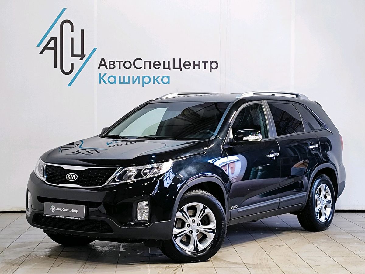 Автомобиль Kia Sorento II [рестайлинг] 2.2d AT 4WD (197 л.с.) Luxe Чёрный 2019 с пробегом 31 136 км