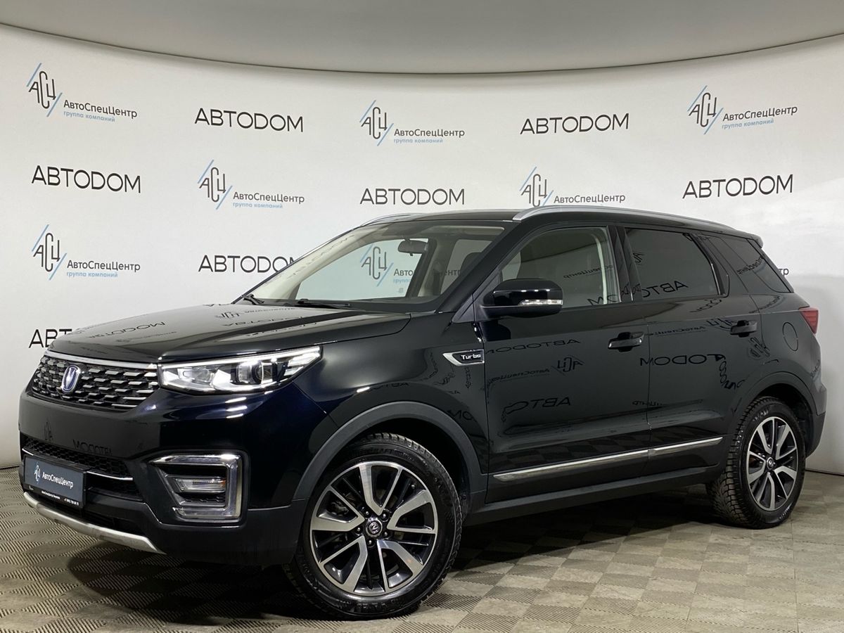 Автомобиль Changan CS55 I поколение 1.5 AT (143 л.с.) Comfort Чёрный 2019 с пробегом 79 000 км