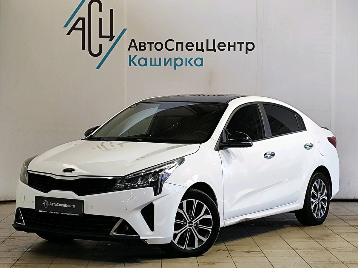 Kia Rio IV [рестайлинг] 1.6 AT (123 л.с.) Premium Белый 2020 с пробегом 123 656 км