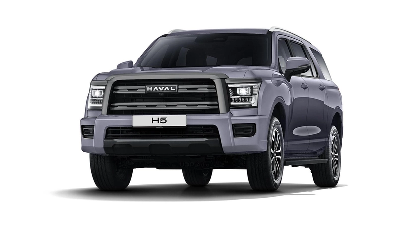 Автомобиль Haval H5 II поколение 2.0d AT 4WD (150 л.с.) Elite Фиолетовый 2024 новый