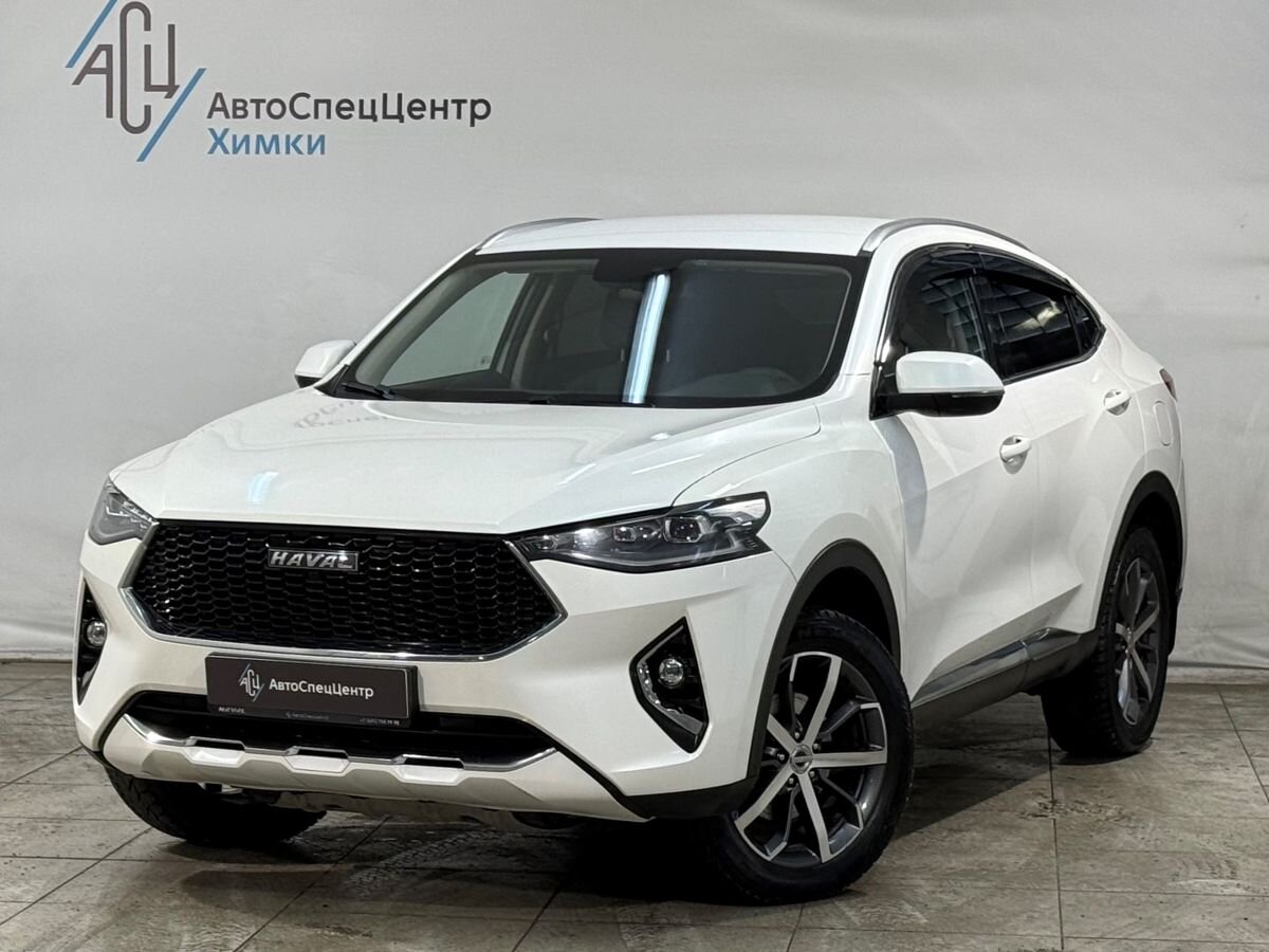 Автомобиль Haval F7x I поколение 2.0 AMT 4WD (190 л.с.) Elite (2019-2020) Белый 2021 с пробегом 122 000 км