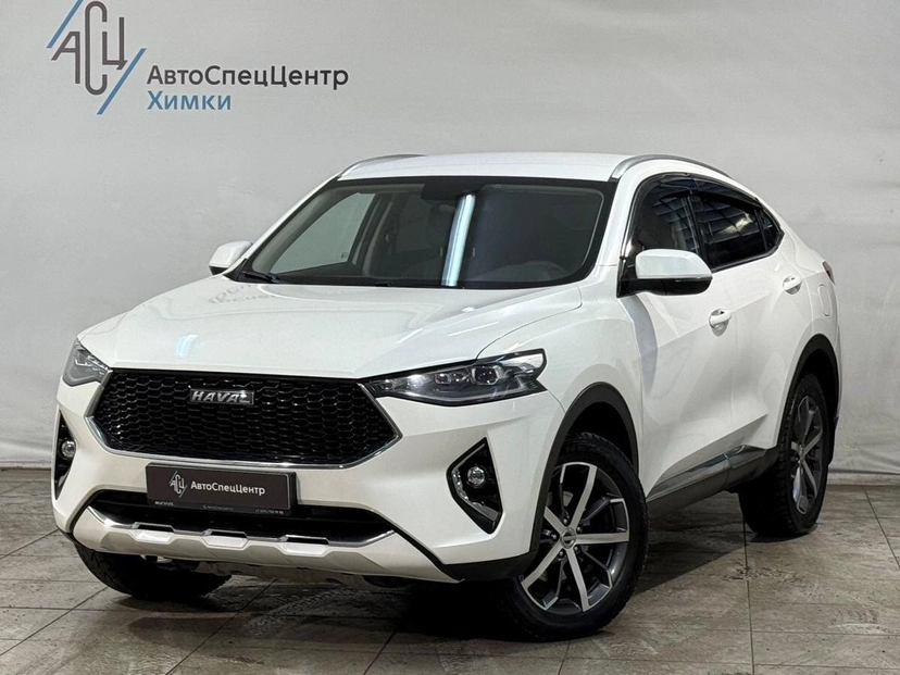 Автомобиль Haval F7x I поколение 2.0 AMT 4WD (190 л.с.) Elite (2019-2020) Белый 2021 с пробегом 122 000 км