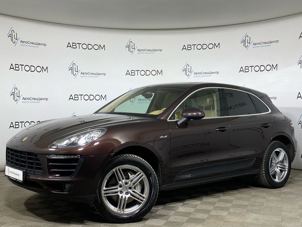 Porsche Macan I поколение S 3.0d AMT 4WD (245 л.с.) S Коричневый 2015 с пробегом 165 570 км