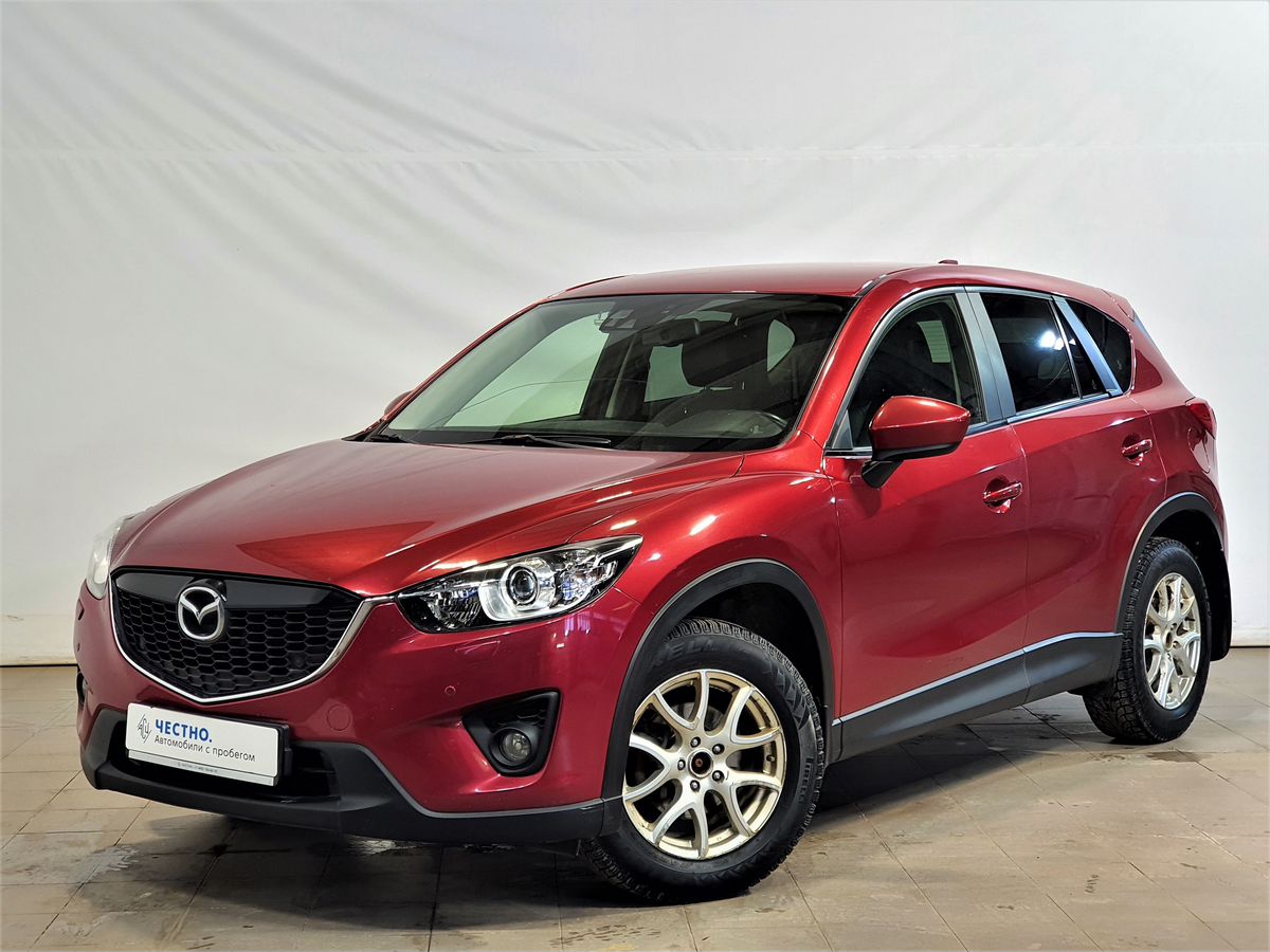 Автомобиль Mazda CX-5 I поколение 2.0 AT (150 л.с.) Active Красный 2012 с пробегом 187000 км
