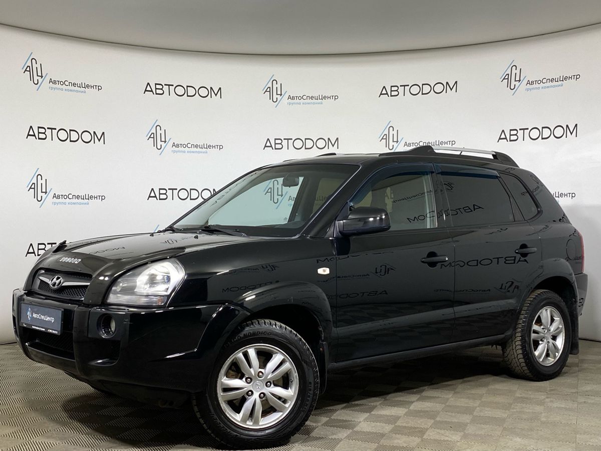 Hyundai Tucson I поколение 2.0 AT (142 л.с.) Base Чёрный 2008 с пробегом 296 931 км