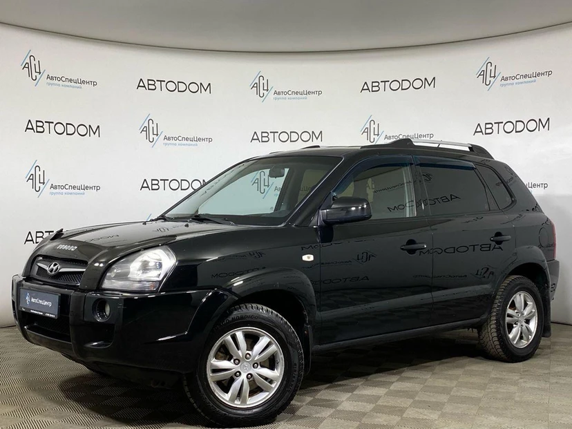 Hyundai Tucson I поколение 2.0 AT (142 л.с.) Base Чёрный 2008 с пробегом 296 931 км