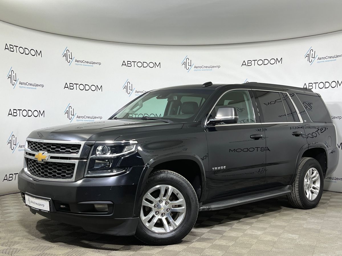 Chevrolet Tahoe IV поколение 6.2 AT 4WD (426 л.с.) LT Чёрный 2018 с пробегом 260 000 км