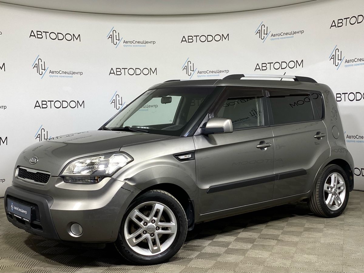 Kia Soul I поколение 1.6 AT (126 л.с.) Luxe Серый 2011 с пробегом 153 952 км