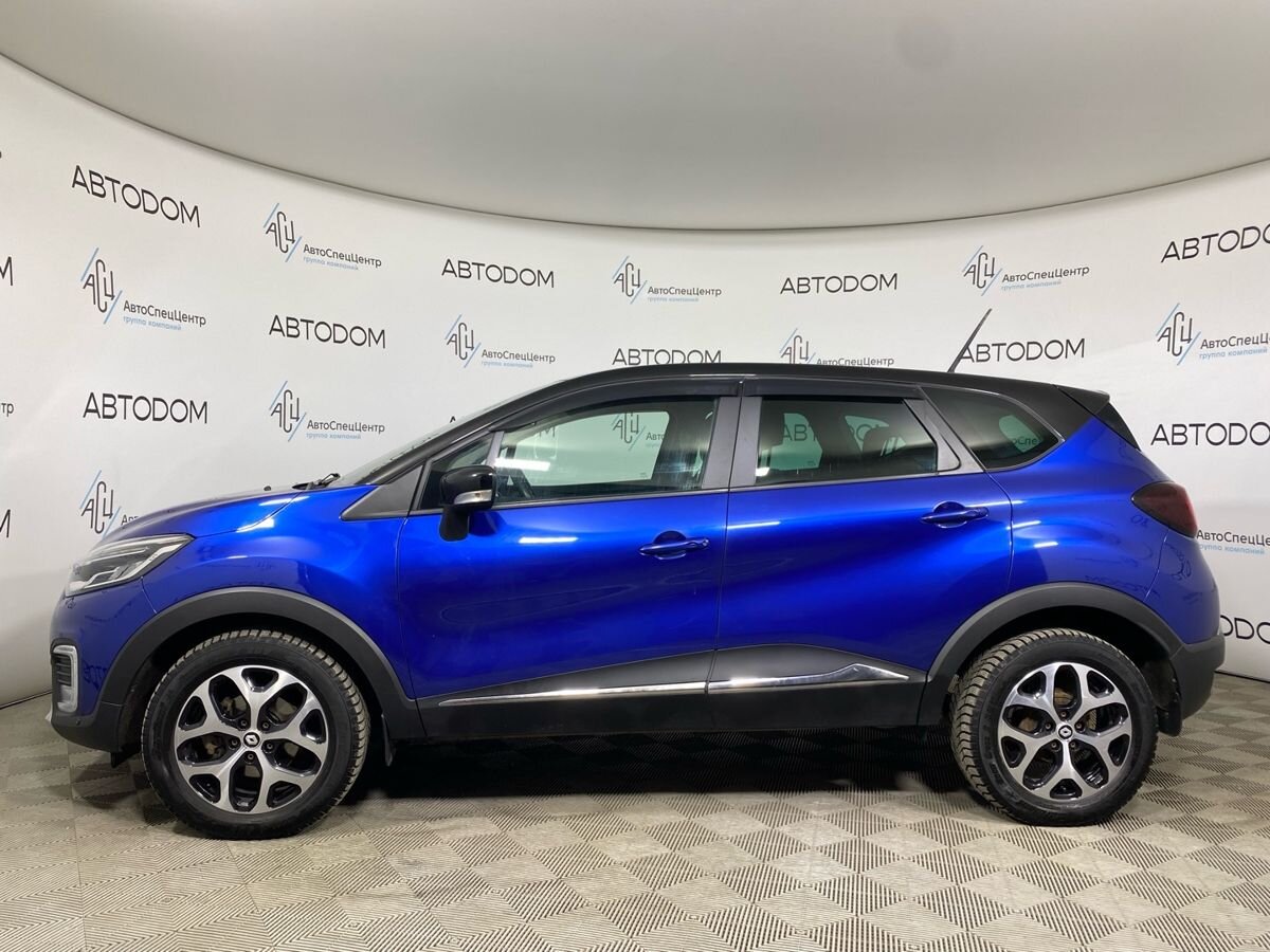 Автомобиль Renault Kaptur I [рестайлинг] 1.3 CVT (150 л.с.) Style Синий 2020 с пробегом 134 225 км