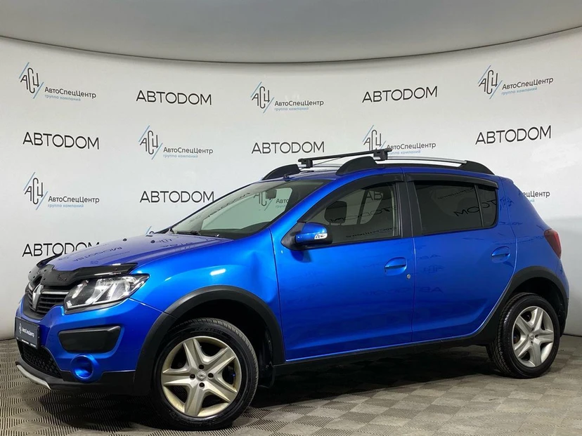 Renault Sandero II поколение 1.6 MT (102 л.с.) Base Синий 2015 с пробегом 113 426 км