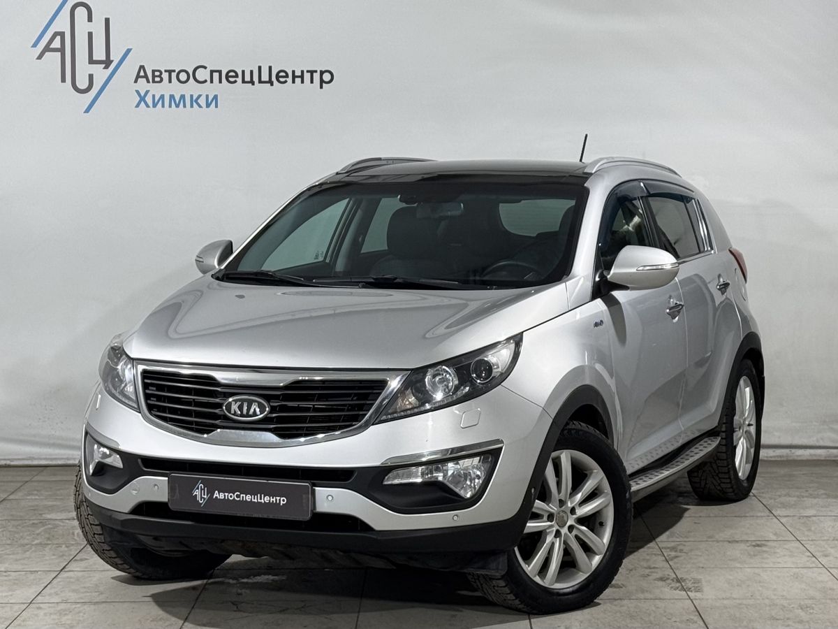 Автомобиль Kia Sportage III поколение 2.0 AT 4WD (150 л.с.) Premium Серый 2012 с пробегом 152 260 км
