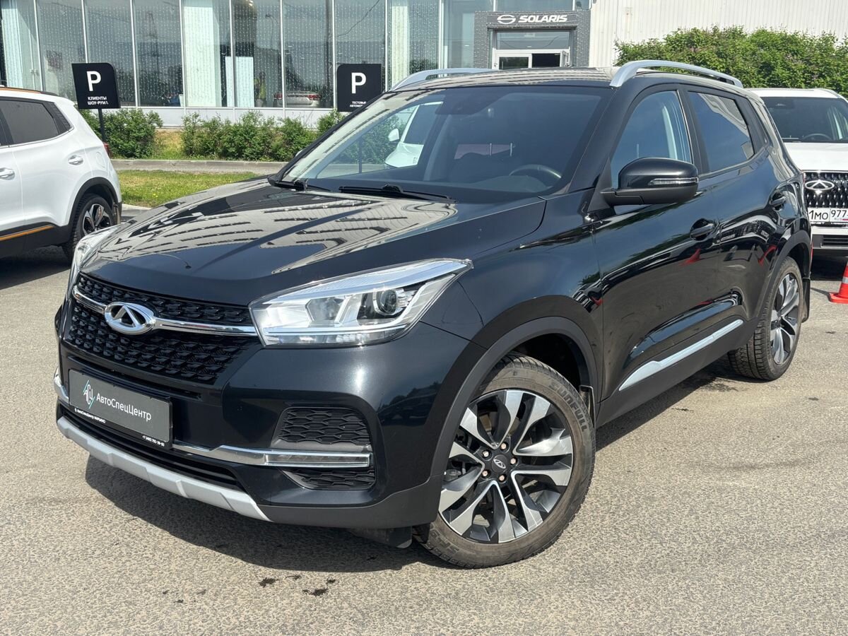 CHERY Tiggo 4 I [рестайлинг] 1.5 CVT (113 л.с.) Travel Чёрный 2021 с пробегом 55 480 км