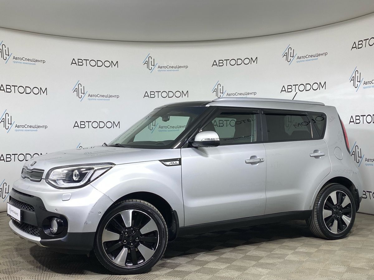 Kia Soul II [рестайлинг] 2.0 AT (150 л.с.) Premium Серый 2017 с пробегом 112 000 км