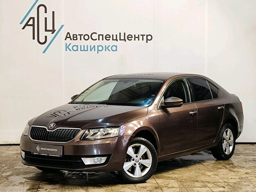 Автомобиль Skoda Octavia III поколение (A7) 1.8 AMT (180 л.с.) Hockey Edition Коричневый 2014 с пробегом 233 800 км