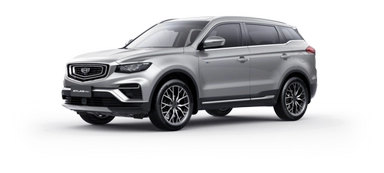 Автомобиль Geely Atlas Pro I поколение 1.5 AT (177 л.с.) Luxury Серебристый 2022 новый