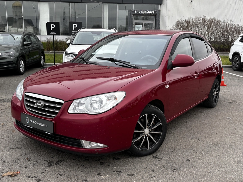 Автомобиль Hyundai Elantra IV поколение (HD) 1.6 AT (122 л.с.) Classic Красный 2007 с пробегом 249 500 км