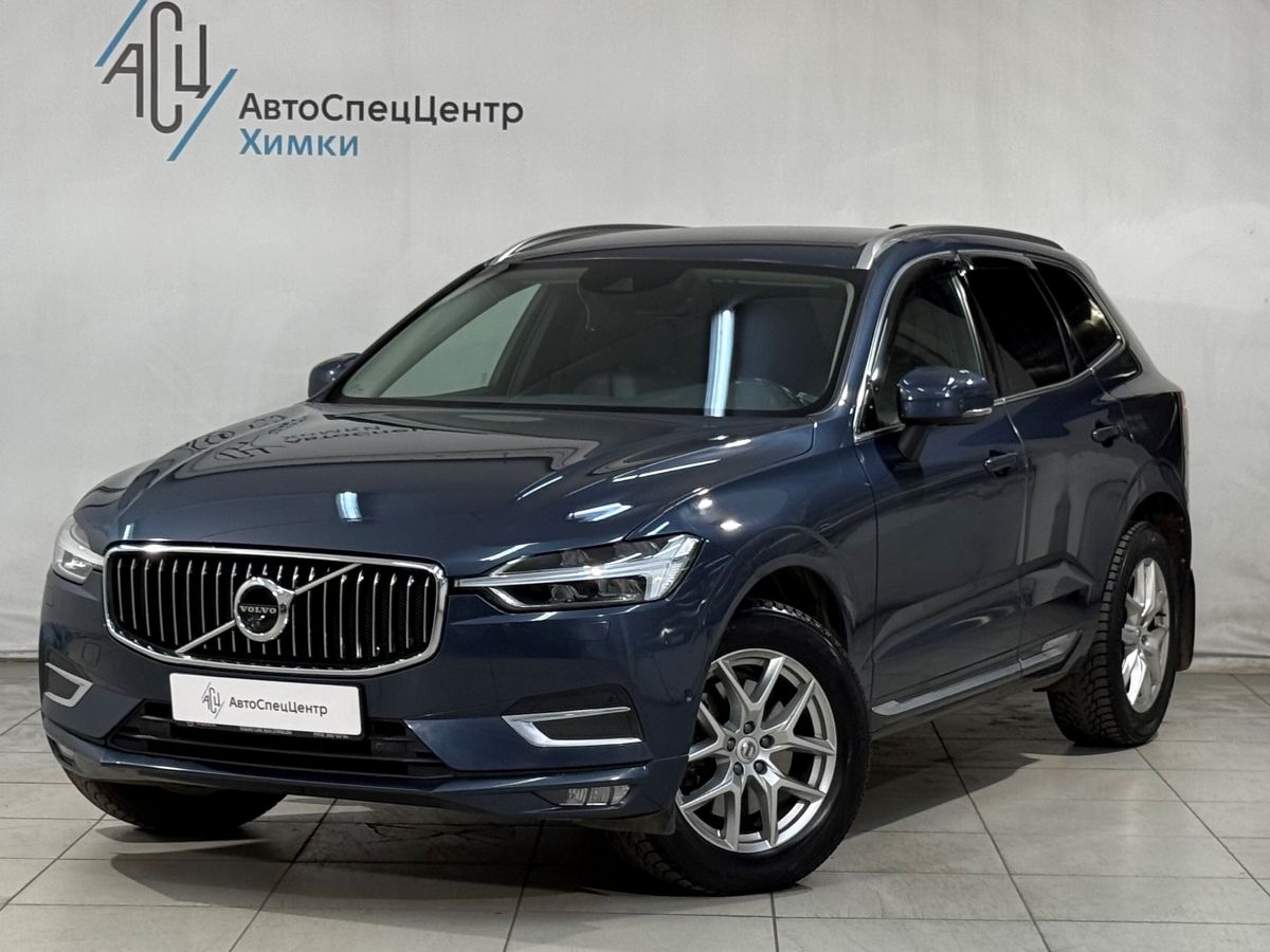 Volvo XC60 II поколение 2.0d AT 4WD (190 л.с.) Инскрипшн / inscription Синий 2018 с пробегом 130 000 км