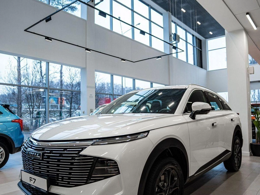 Автомобиль Haval F7 II поколение 2.0 AMT 4WD (192 л.с.) Elite Белый 2025 новый