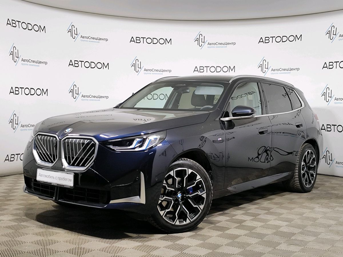 Автомобиль BMW X3 IV поколение (G45/G48) 2.0 AT 4WD (258 л.с.) Premium M Sport Чёрный 2025 с пробегом 3 974 км