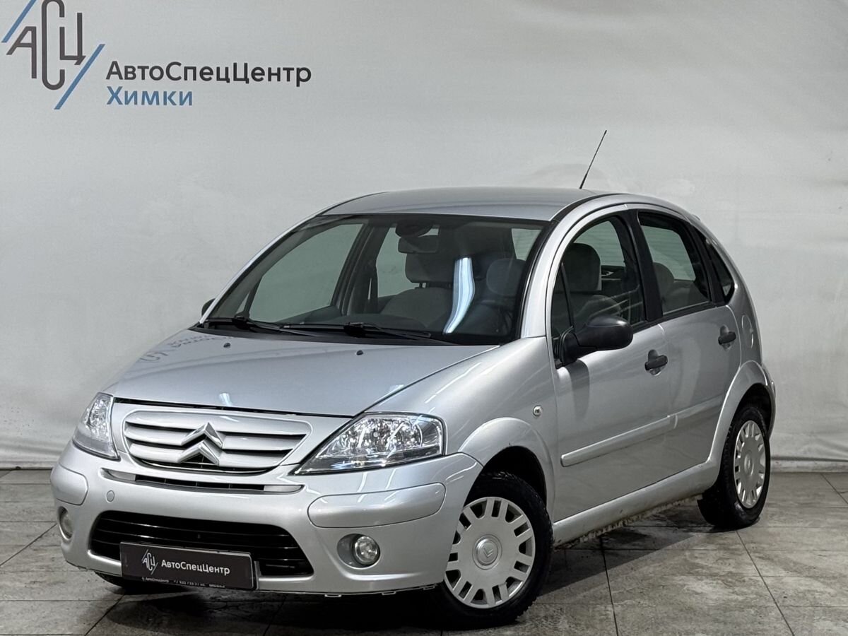 Автомобиль Citroen C3 I [рестайлинг] 1.4 MT (75 л.с.) Classique Серый 2008 с пробегом 146 000 км