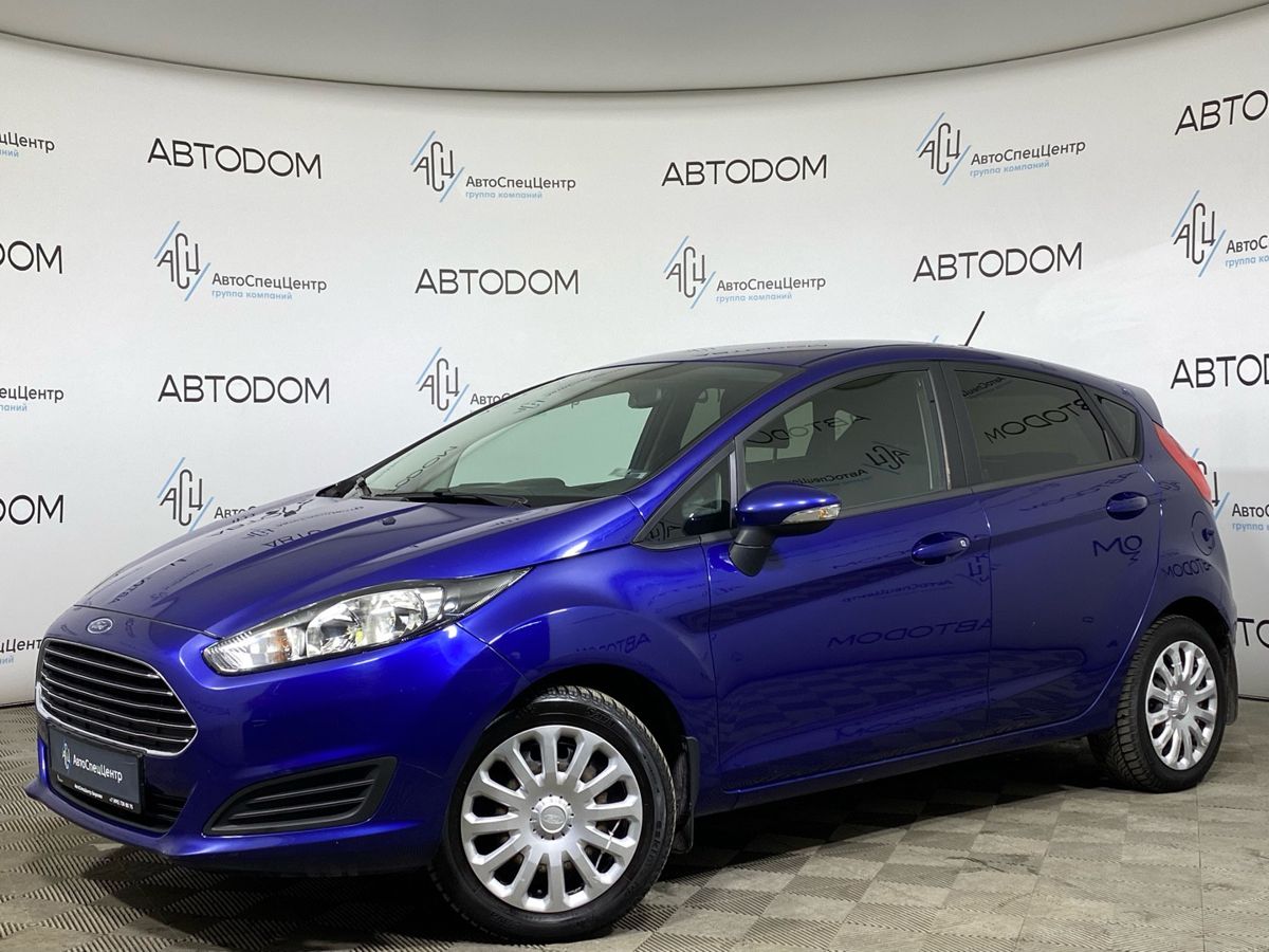 Ford Fiesta VI [рестайлинг] 1.6 AMT (105 л.с.) Trend Синий 2016 с пробегом 58 128 км