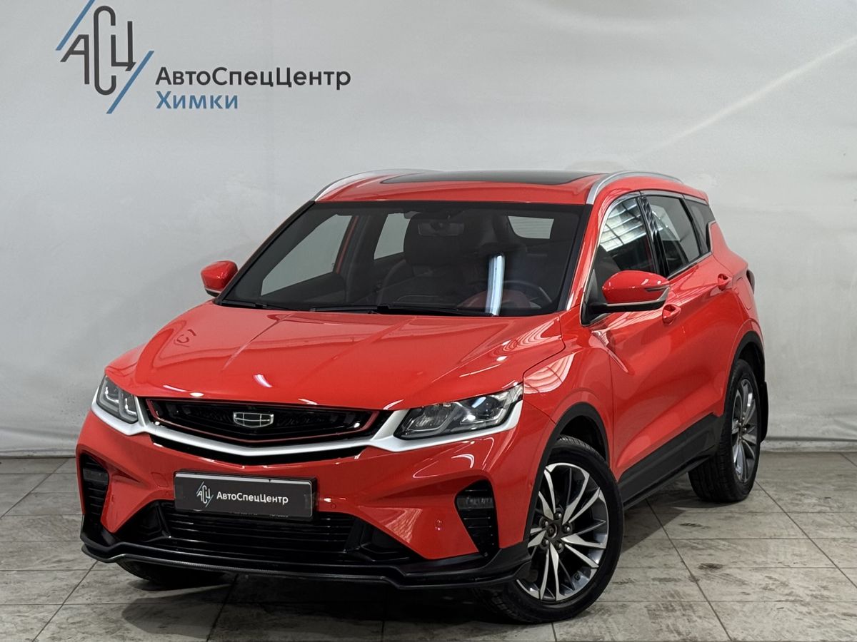 Автомобиль Geely Coolray I поколение 1.5 AMT (150 л.с.) Flagship Sport Красный 2023 с пробегом 21 000 км