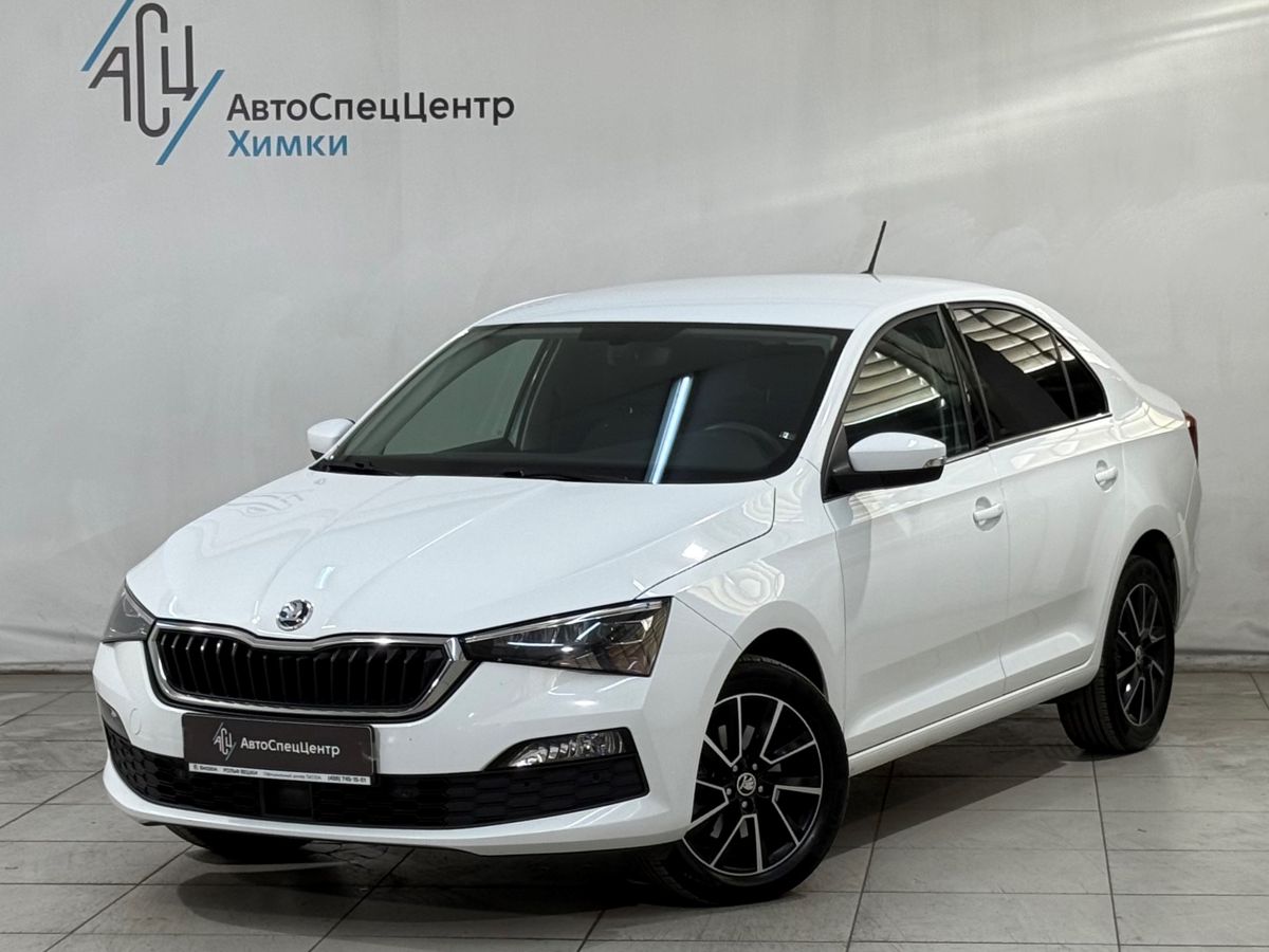 Skoda Rapid II поколение 1.4 AMT (125 л.с.) Style Белый 2021 с пробегом 60 000 км