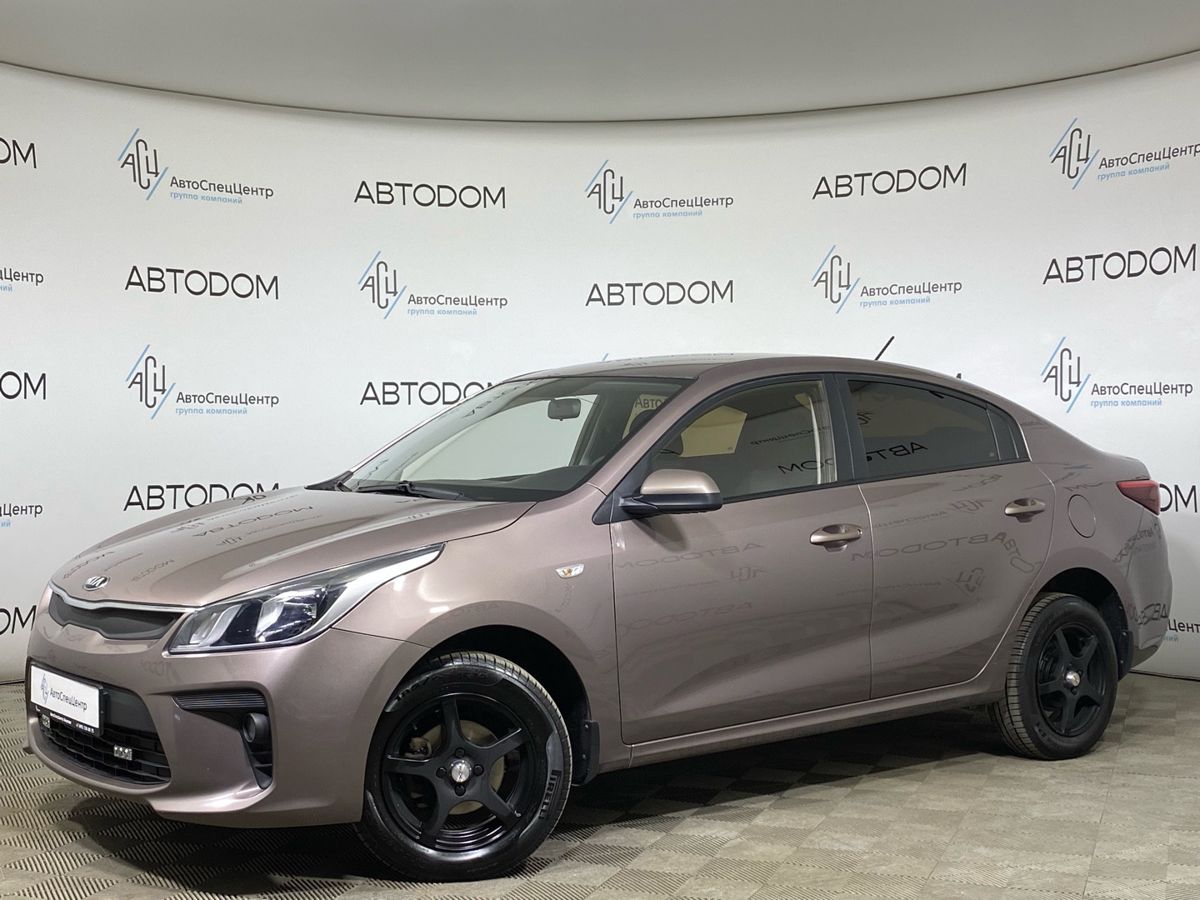 Kia Rio IV поколение 1.6 AT (123 л.с.) Comfort Коричневый 2019 с пробегом 119 000 км