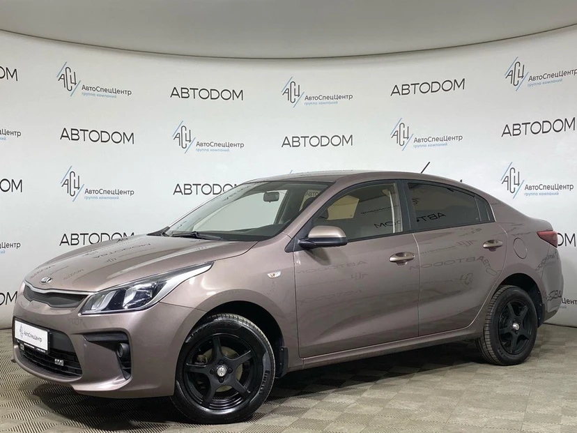 Kia Rio IV поколение 1.6 AT (123 л.с.) Comfort Коричневый 2019 с пробегом 119 000 км