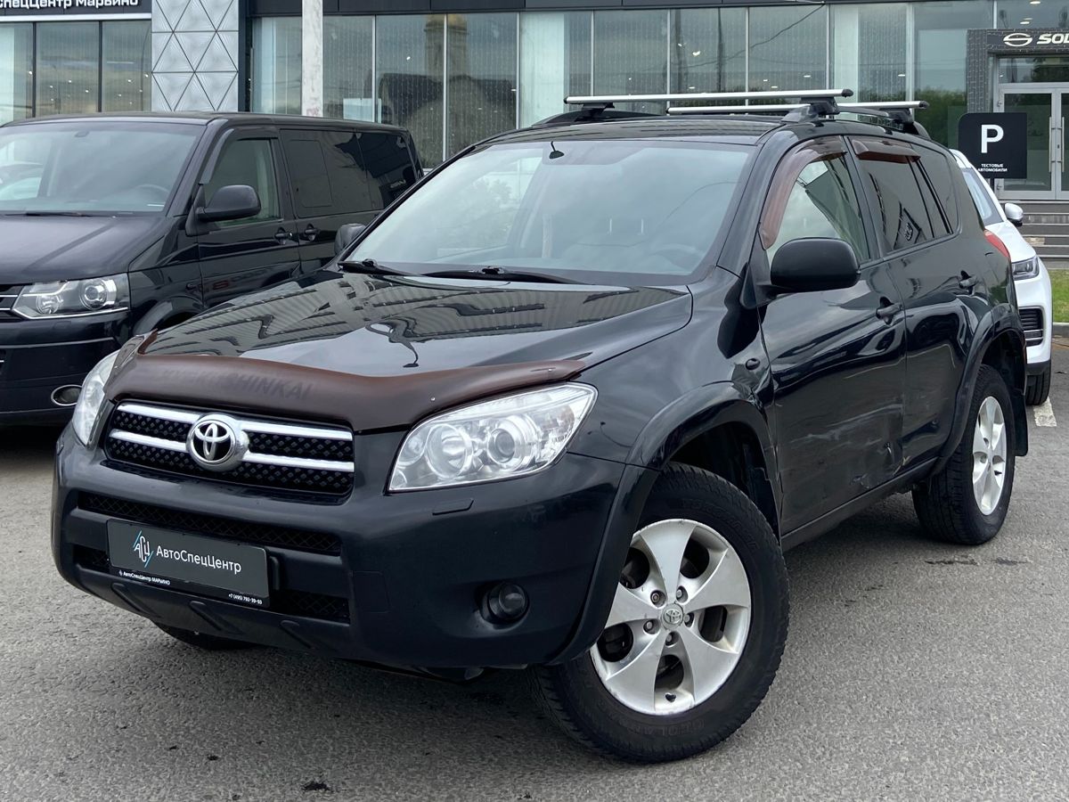 Toyota RAV4 III поколение (XA30) 2.4 AT 4WD (170 л.с.) Base Чёрный 2007 с пробегом 323 200 км
