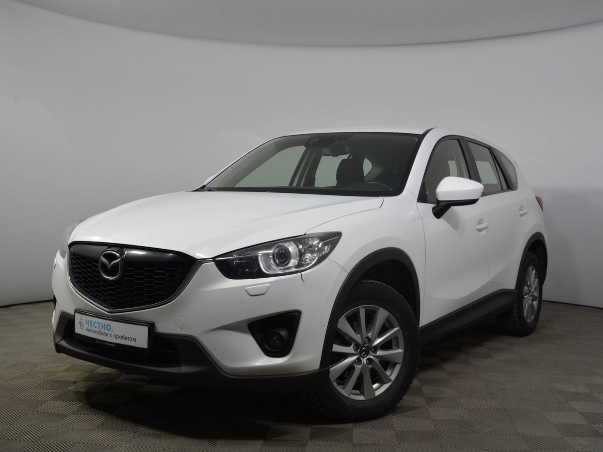 Автомобиль Mazda CX-5 I поколение 2.0 AT (150 л.с.) Active Белый 2014 с пробегом 163000 км