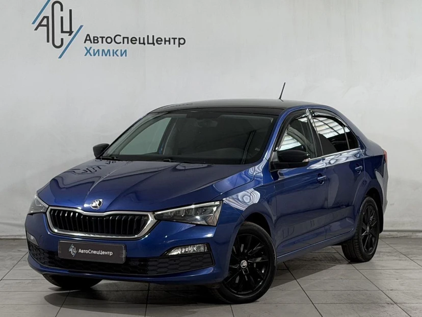 Skoda Rapid II поколение 1.4 AMT (125 л.с.) Sport Edition Синий 2022 с пробегом 73 000 км