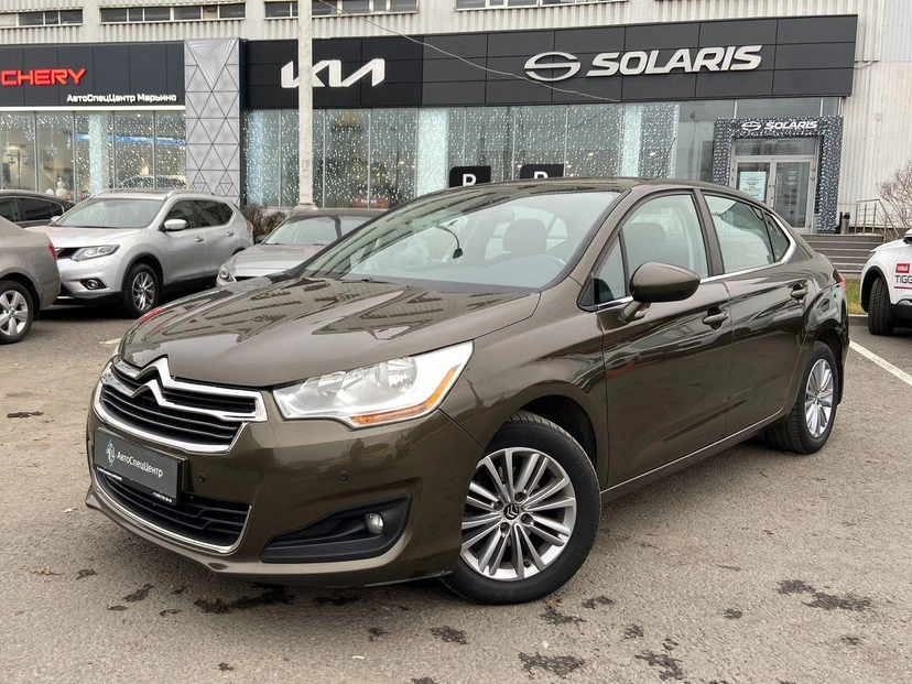Автомобиль Citroen C4 II поколение 1.6 AT (120 л.с.) Tendance Коричневый 2015 с пробегом 106 000 км