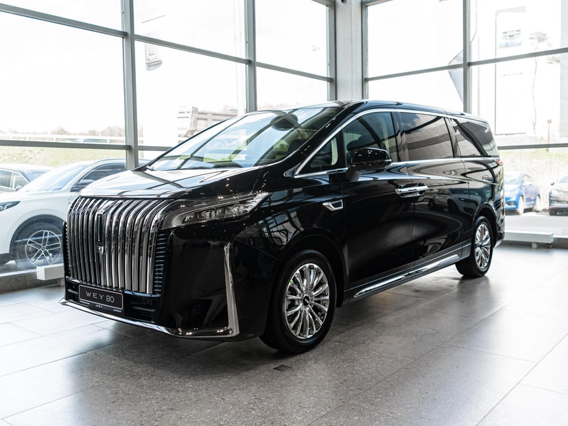 Автомобиль WEY 80 I поколение 44.28 kWh 1.5hyb AT 4WD (487 л.с.) Business Lounge Чёрный 2025 новый