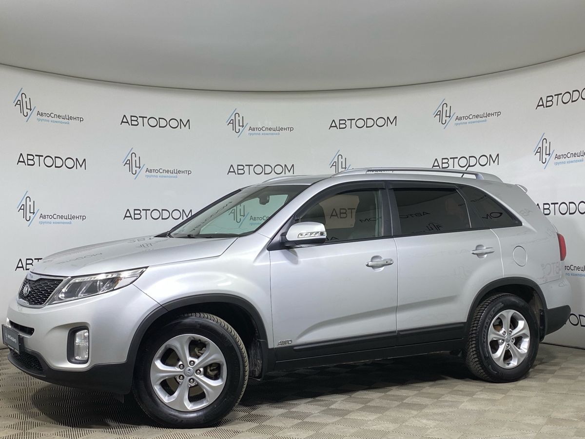 Kia Sorento II [рестайлинг] 2.2d AT 4WD (197 л.с.) Luxe Серебристый 2019 с пробегом 171 500 км