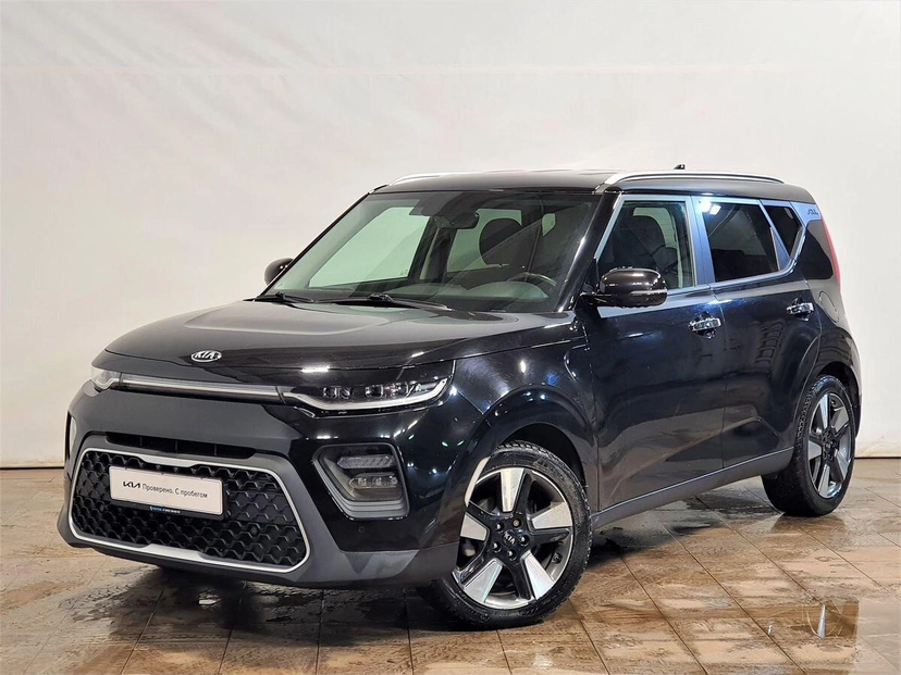 Автомобиль Kia Soul III поколение 2.0 AT (150 л.с.) Prestige Чёрный 2019 с пробегом 48 509 км