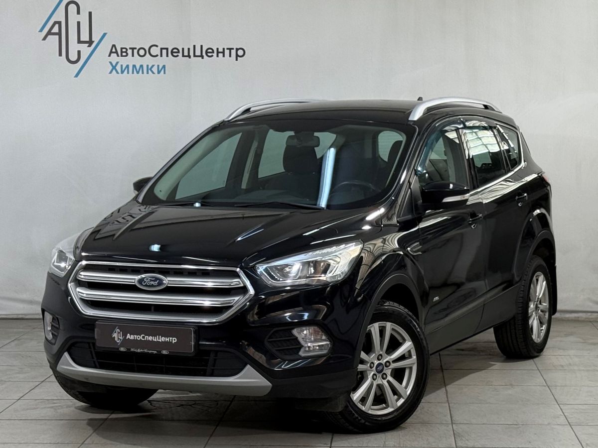 Ford Kuga II [рестайлинг] 1.5 AT 4WD (150 л.с.) Trend Plus (2017) Чёрный 2018 с пробегом 113 000 км