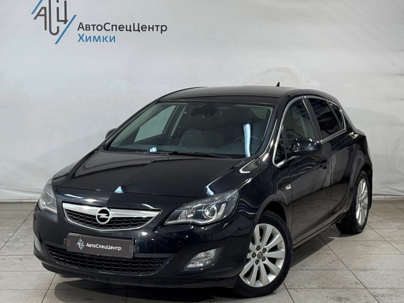 Автомобиль Opel Astra IV поколение (J) 1.4 AT (140 л.с.) Cosmo Чёрный 2012 с пробегом 153 000 км