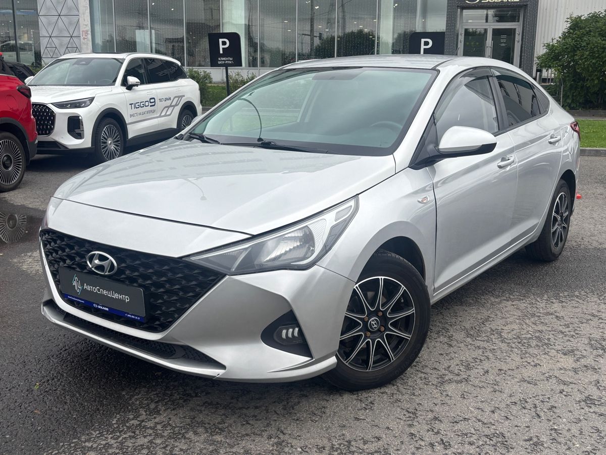 Hyundai Solaris II [рестайлинг] 1.6 AT (123 л.с.) Comfort + Winter Серебристый 2021 с пробегом 94 330 км