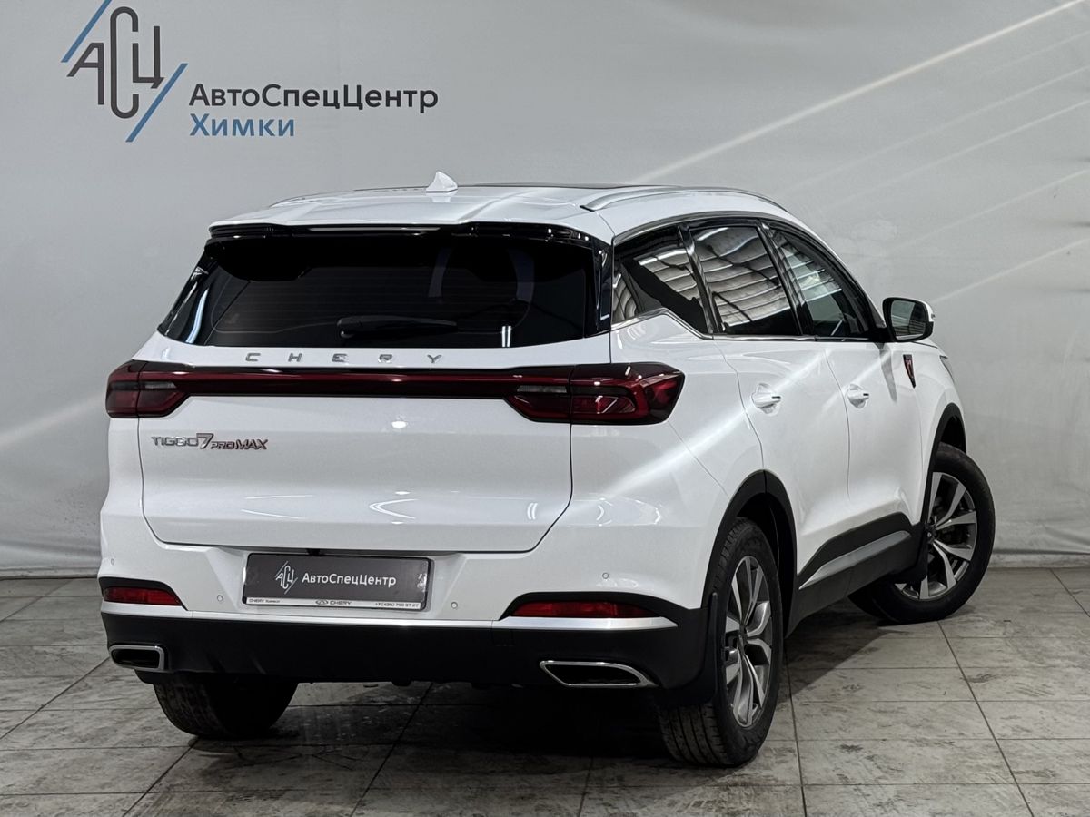Автомобиль CHERY Tiggo 7 Pro Max I поколение 1.5 CVT (147 л.с.) Prestige Белый 2023 с пробегом 43 000 км