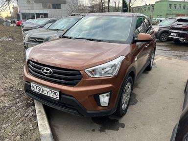 Автомобиль Hyundai Creta I поколение 1.6 AT (123 л.с.) Active Коричневый 2019 с пробегом 54000 км