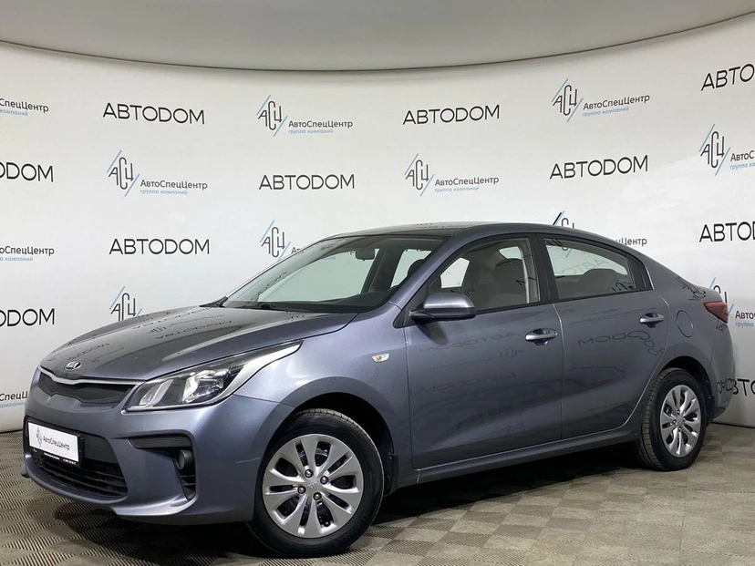 Kia Rio IV поколение 1.4 MT (100 л.с.) Classic Серый 2018 с пробегом 125 974 км