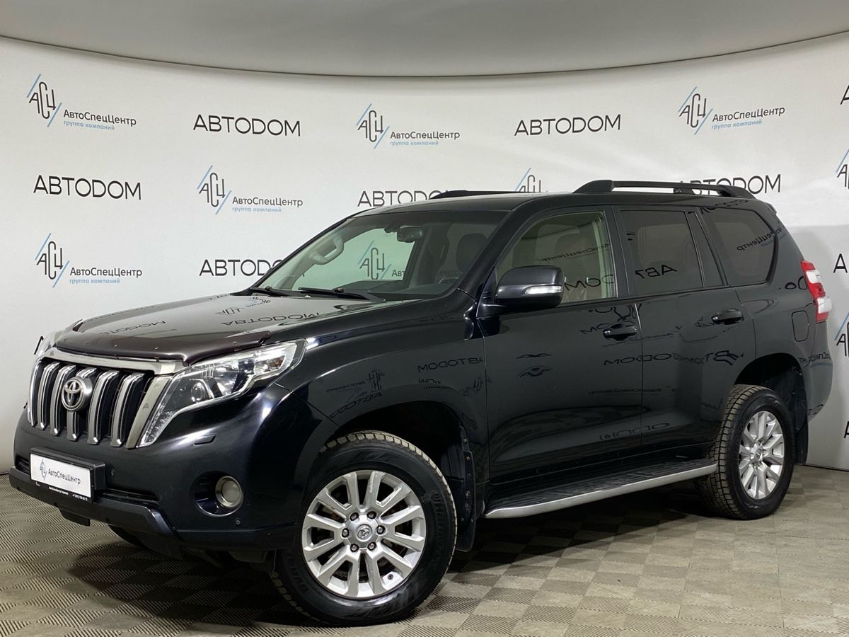 Toyota Land Cruiser Prado IV (J150) [1-й рестайлинг] 3.0d AT 4WD (5 мест) (173 л.с.) Элеганс Чёрный 2015 с пробегом 396 599 км