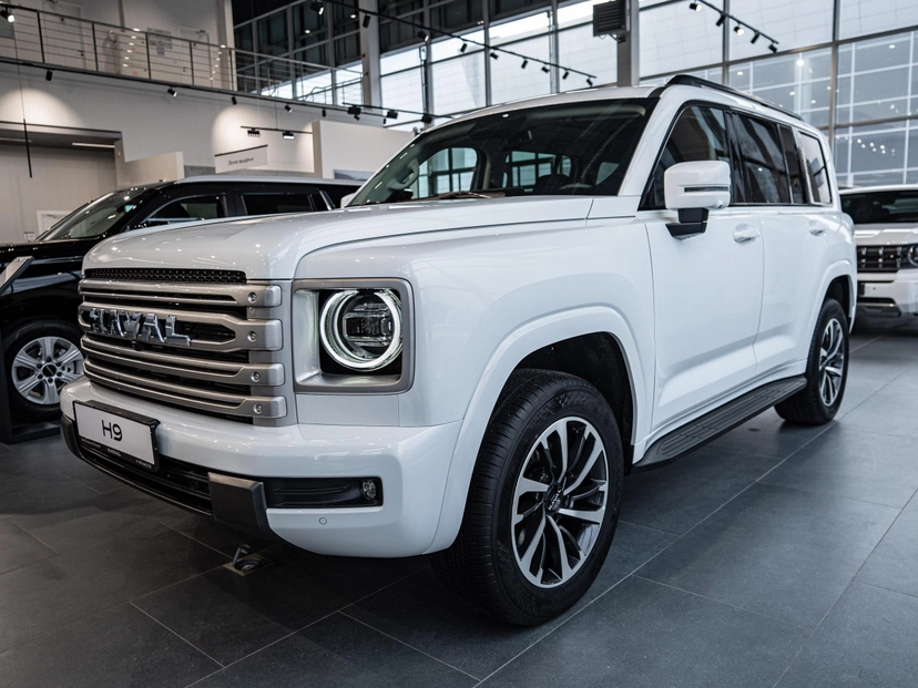 Автомобиль Haval H9 II поколение 2.0 AT 4WD (218 л.с.) Premium Белый 2024 новый